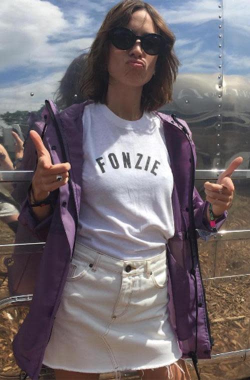 Celebs hit Glastonbury