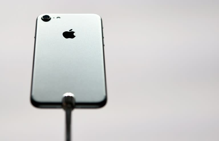 The iPhone 7, which comes without a headphone jack, sent the company's shares falling late in the week to a still market-topping value of $572 billion