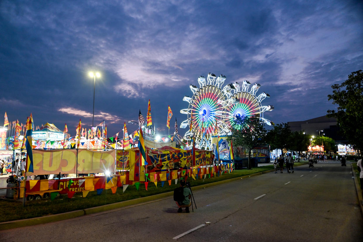 The Kentucky State Fair on Aug. 21, 2021, in Louisville. (Stephen J. Cohen / Getty Images file)
