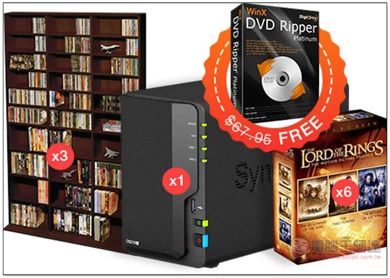 DVD 備份、轉檔王 WinX DVD Ripper Platinum 限免