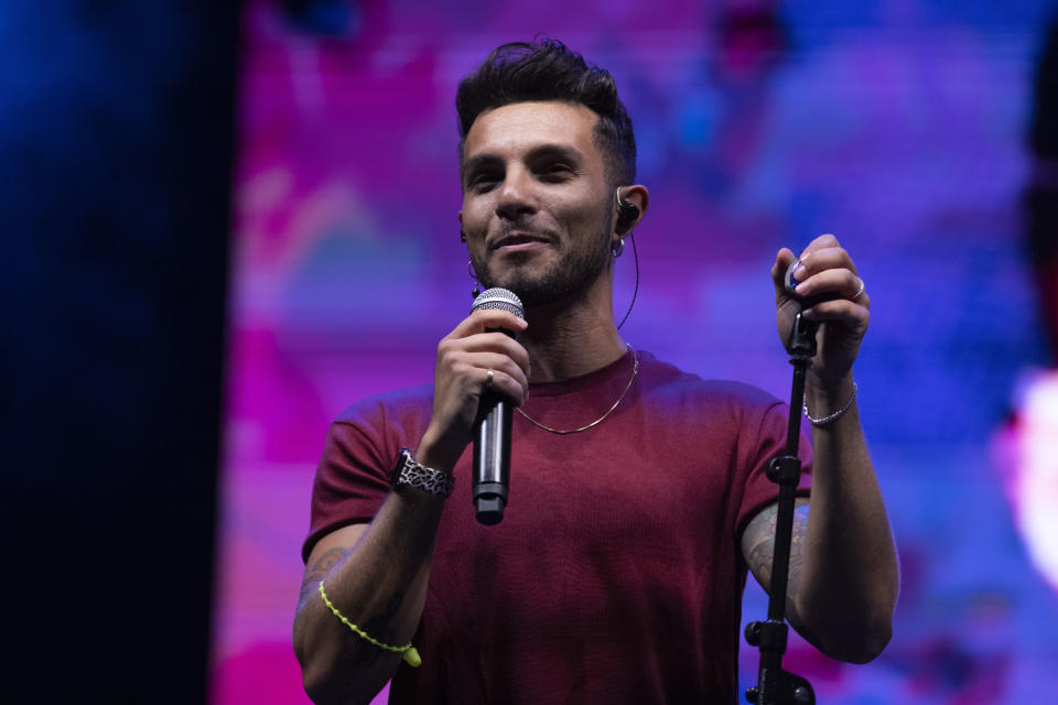 L'ex cantante di "Amici" viene assolto per il furto di magliette alla Rinascente di Milano (Photo by Francesco Cigliano/Pacific Press/LightRocket via Getty Images)