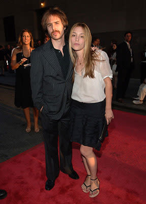 Sam Rockwell and Piper Perabo at the New York premiere of 20th Century Fox's Live Free or Die Hard