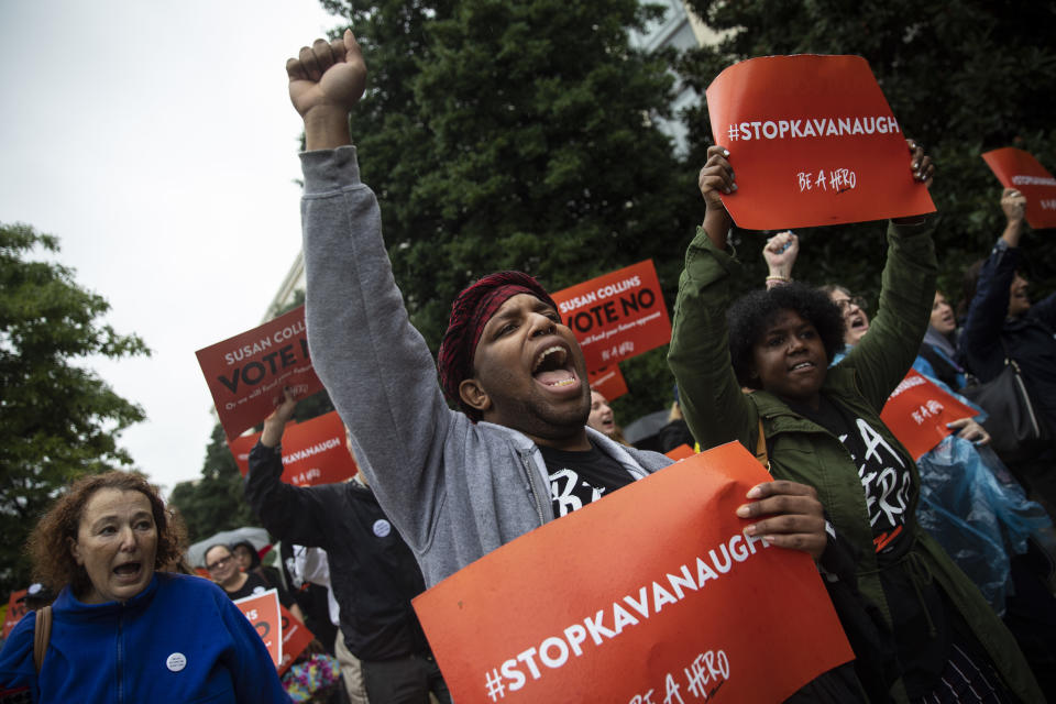 Anti-Kavanaugh protesters