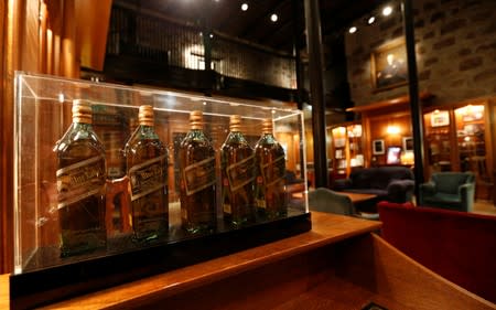 FILE PHOTO: The museum room is seen at the Diageo Cardhu distillery in Scotland, Britain