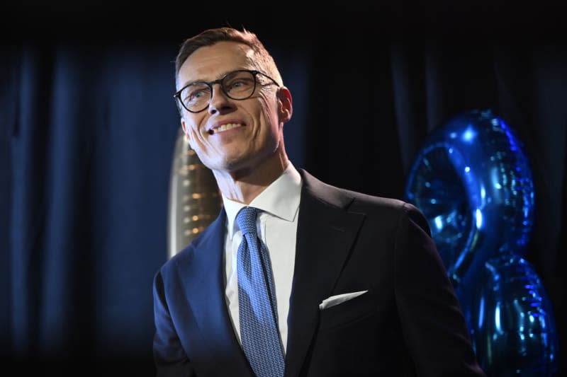 National Coalition Party (NCP) presidential candidate Alexander Stubb pictured at his election reception in Helsinki. Former conservative prime minister Alexander Stubb won Finland's run-off presidential election on Sunday, narrowly beating ex-foreign minister and Green politician Pekka Haavisto for the post that wields significant power in foreign policy. Emmi Korhonen/Lehtikuva/dpa