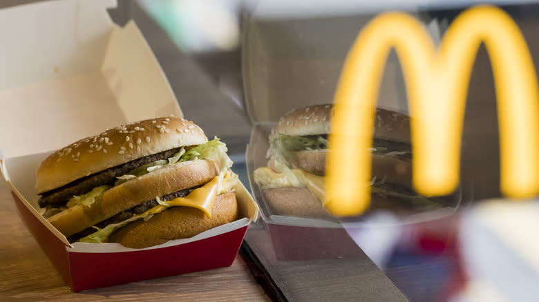 McDonald's Big Mac in box