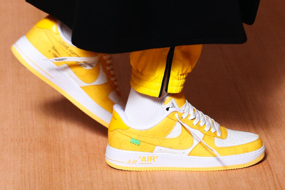 Louis Vuitton x Nike Air Force 1 sneakers. - Credit: Java-Fashion/Louis Vuitton