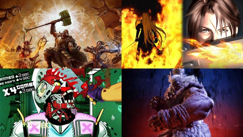 Image: Blizzard, Square Enix, Capcom, Square Enix, Screenshot: Hammer95 Studios, Illustration: Nintendo / The Tetris Company