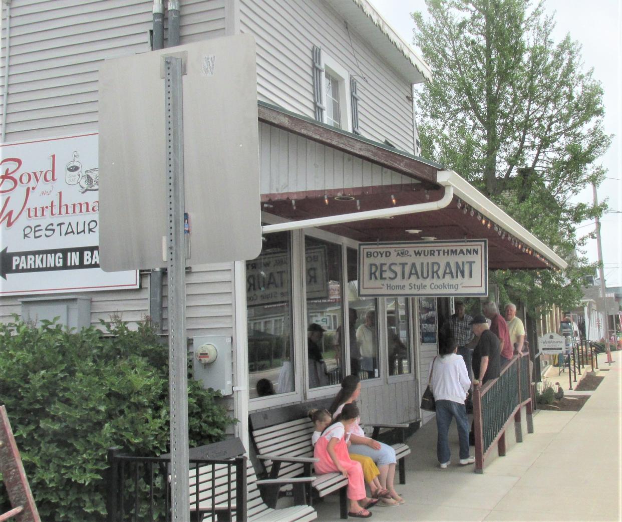 Hungry visitors to Holmes County don't mind waiting in line to dine at Ohio's No. 1 rated diner by Food & Wine magazine, Boyd & Wurthmann Restaurant in Berlin.