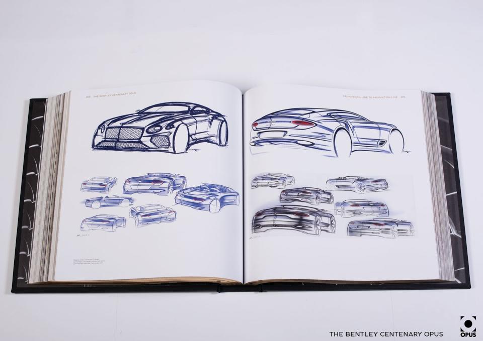 Photos of Bentley's Centenary Opus book