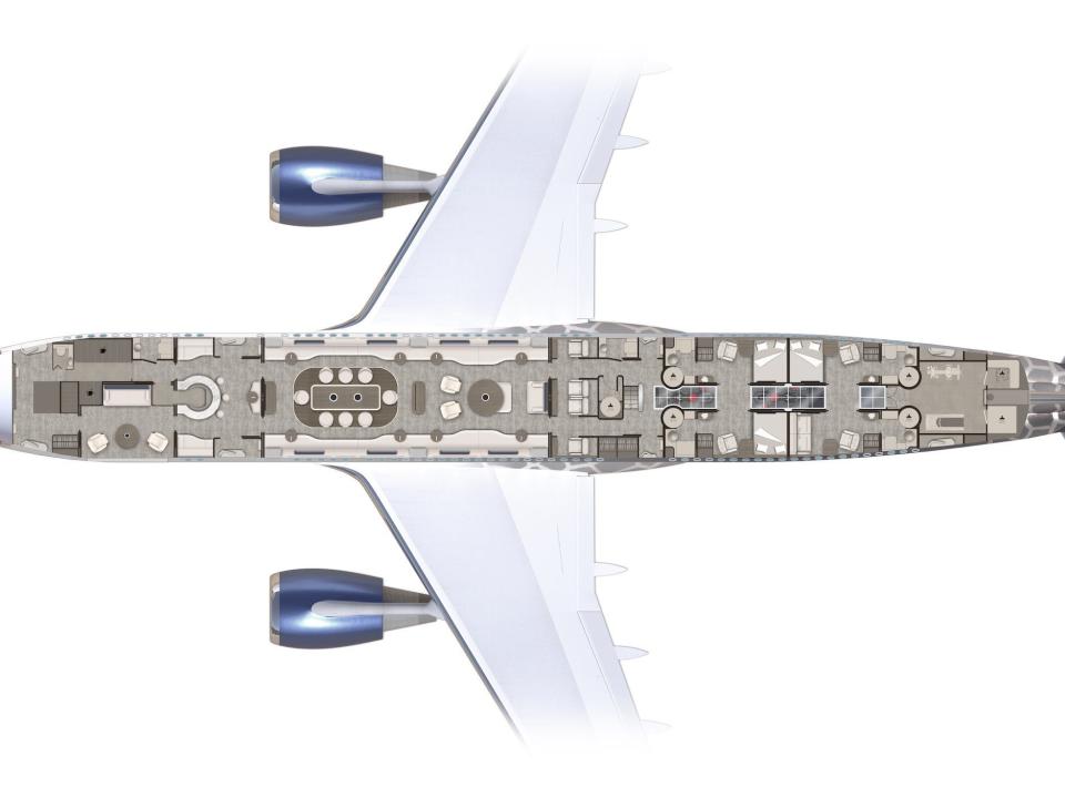 Lufthansa Technik A330 VIP cabin concept.