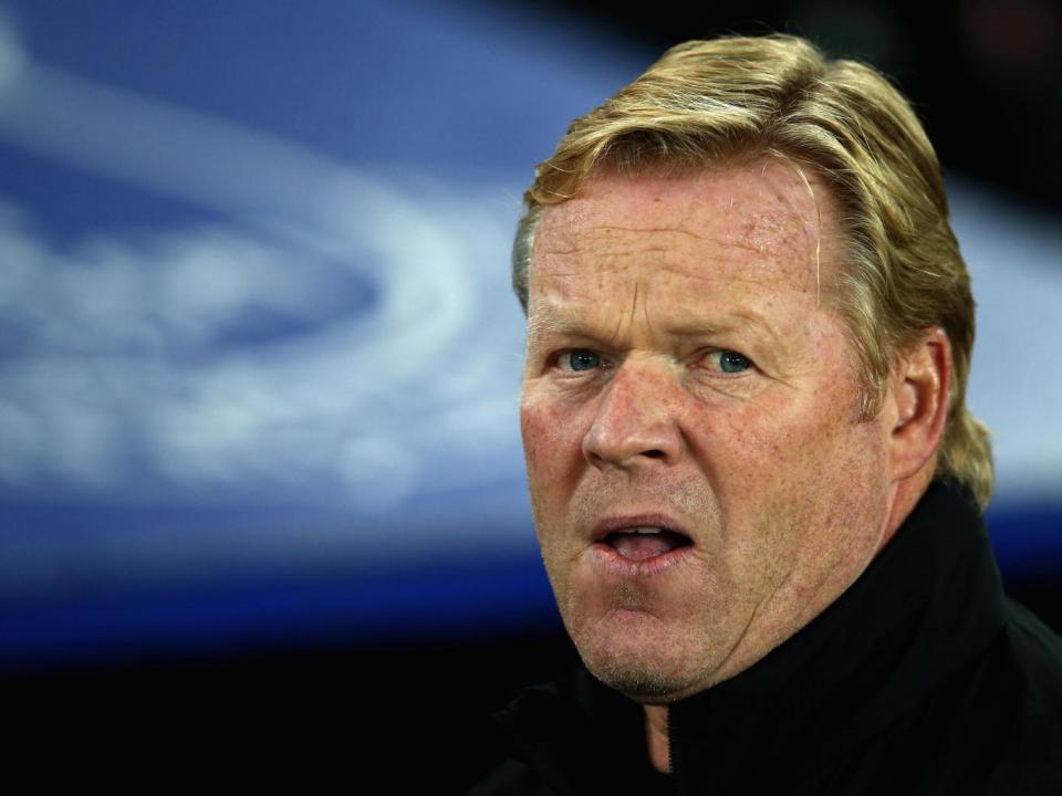 Ronald Koeman made eight changes to his Everton side (Getty Images)