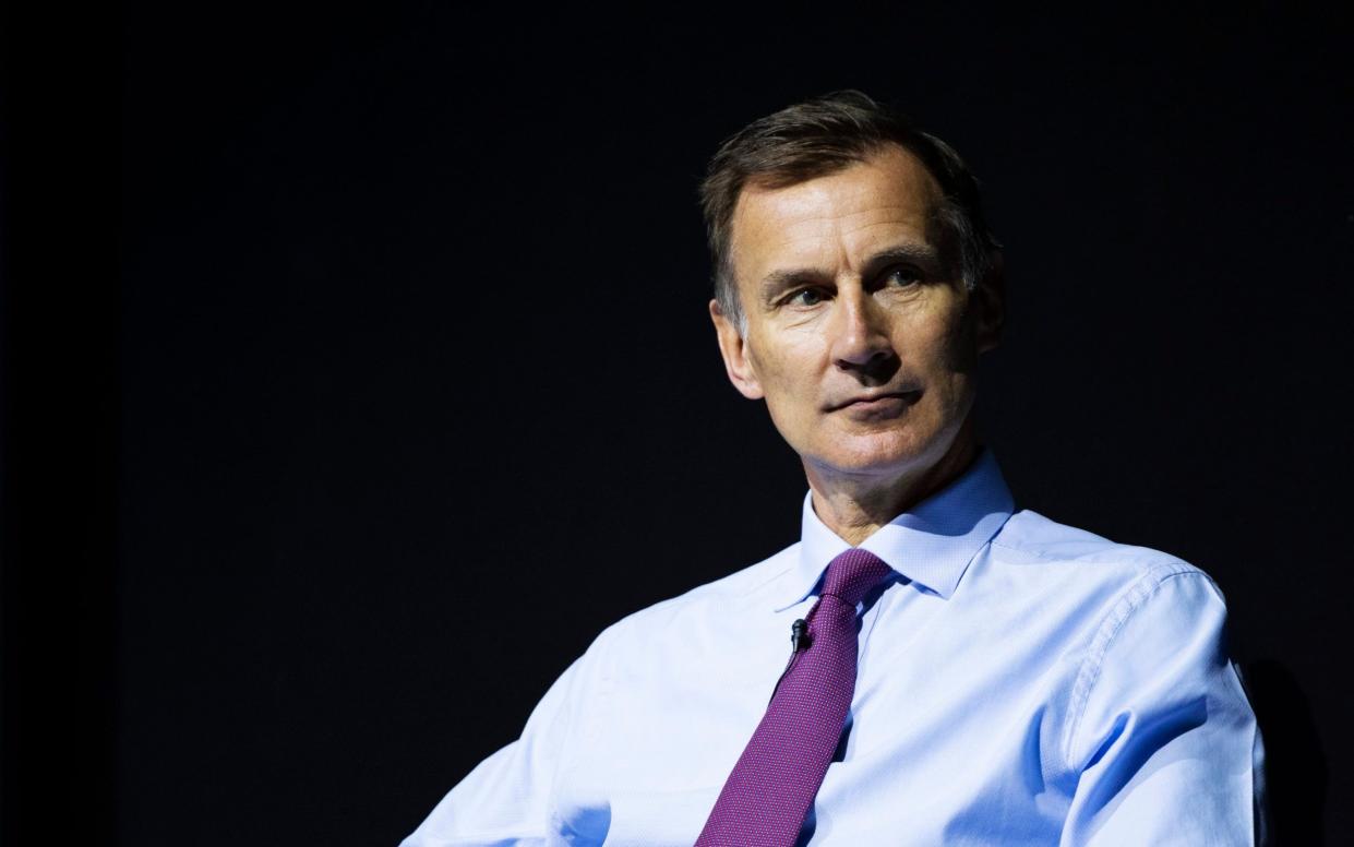 The Chancellor Jeremy Hunt