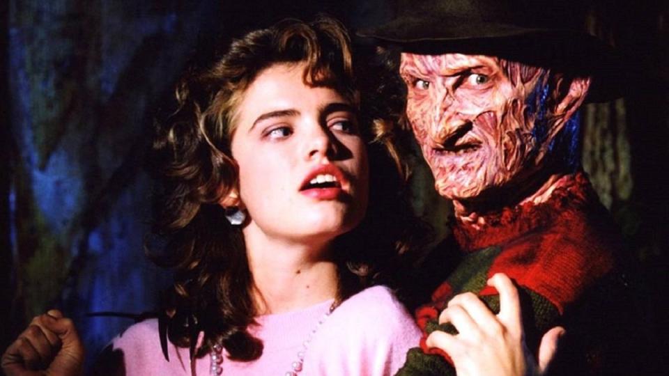 freddy grabs nancy in 'a nightmare on elm street,' a good housekeeping pick for best halloween movies