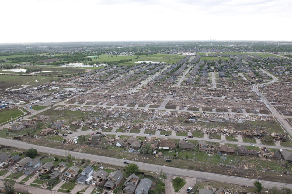 Aerial photos of tornado destruction in Moore, Okla.