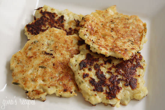 <strong>Get the <a href="http://www.skinnytaste.com/2009/02/cauliflower-fritters-25.html" target="_blank">Cauliflower Fritters Recipe</a> by Skinny Taste</strong>