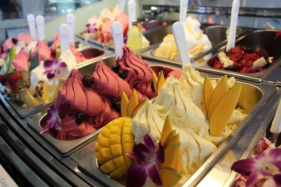 A variety of flavors at Frost A Gelato Shop.