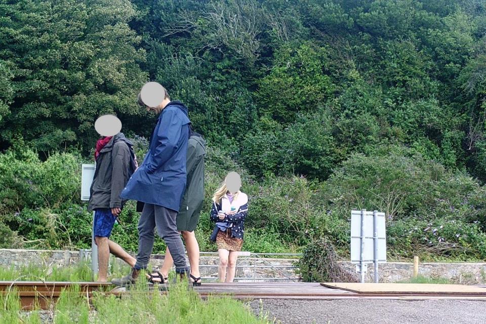 A total of 5,000 trespass incidents were recorded between June and September, Network Rail said (PA)