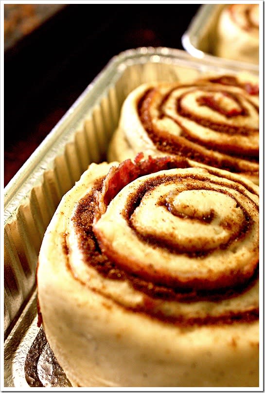 Bacon Swirl Cinnamon Rolls