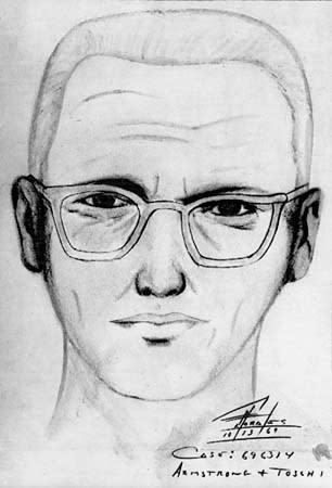 Police sketch of the man suspected of being the “Zodiak Killer,” 1969 (SFC)