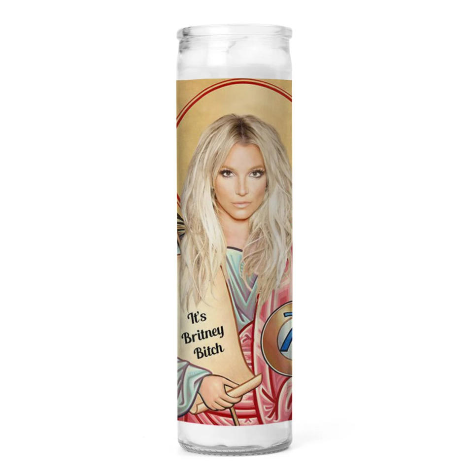 Britney Spears Prayer Candle