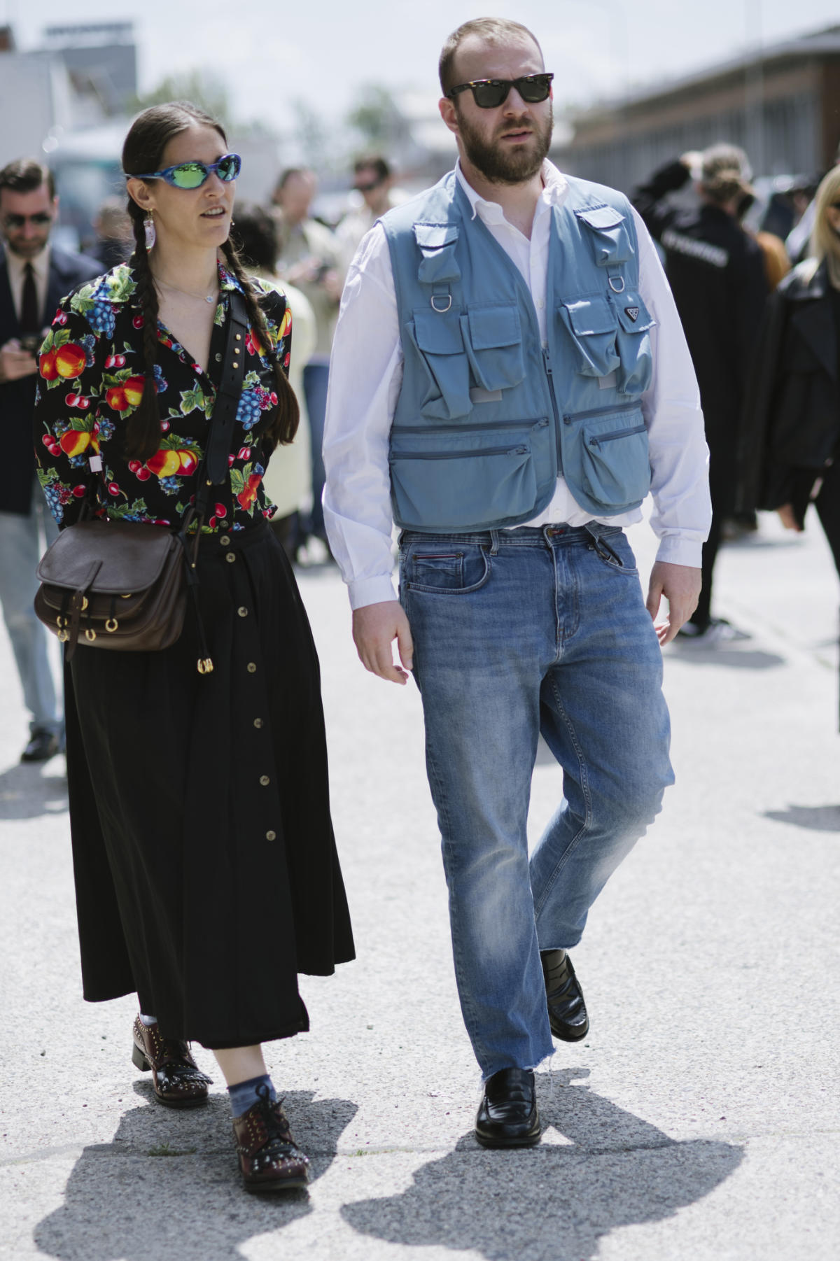 The Top Street-style Trends From Milan Men’s Fashion Week: Utility, Denim and Monochromatic Black