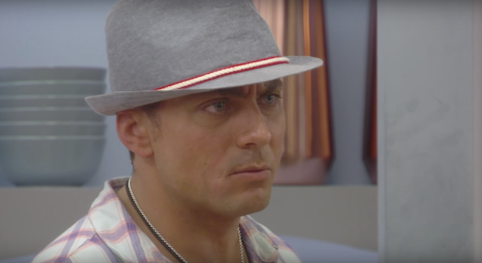 The star has locked horns with Paul Danan. Copyright: [Channel 5]