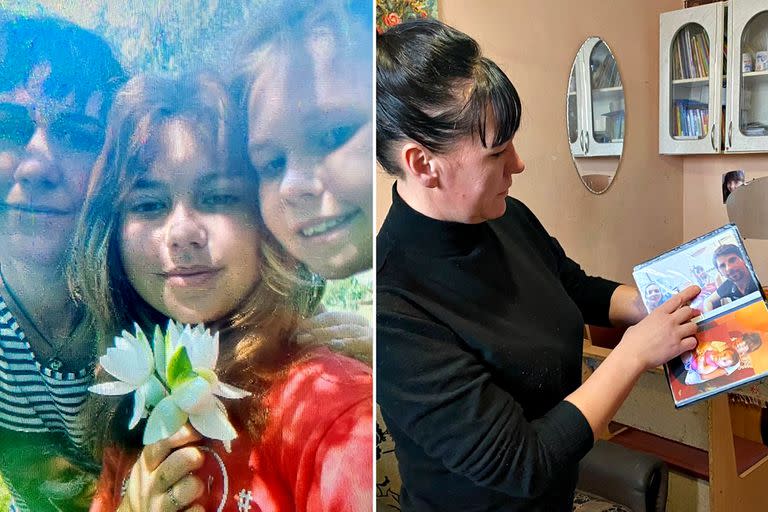 Svetlana, una mujer de 35 años en Kherson, contó a LA NACION que no ve a sus dos hijas de 15 y 12 años, Yana y Yara, desde el 7 de octubre pasado