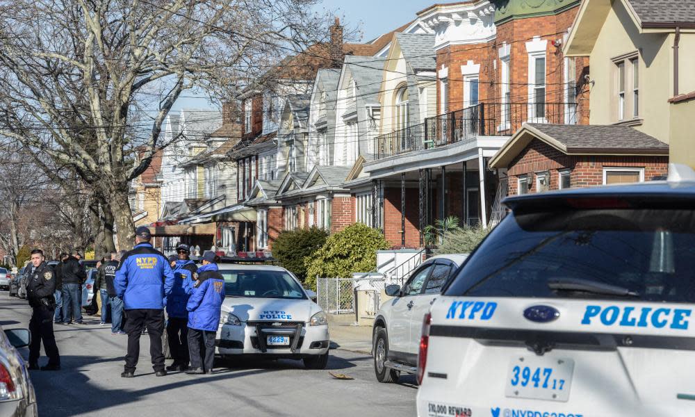 Police investigate an address associated with suspected terrorist Akayed Ullah on Monday in the Mill Basin section of the Brooklyn.