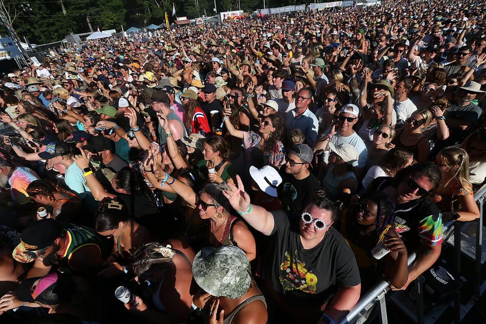 More than 18,000 people attended the third day of the 2022 Levitate Music Festival to watch bands including Dirty Heads at the Marshfield Fairgrounds on Sunday, July 10, 2022.