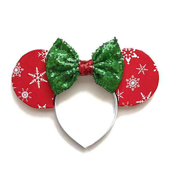 Picture of Snowflake Minnie Mouse Ears