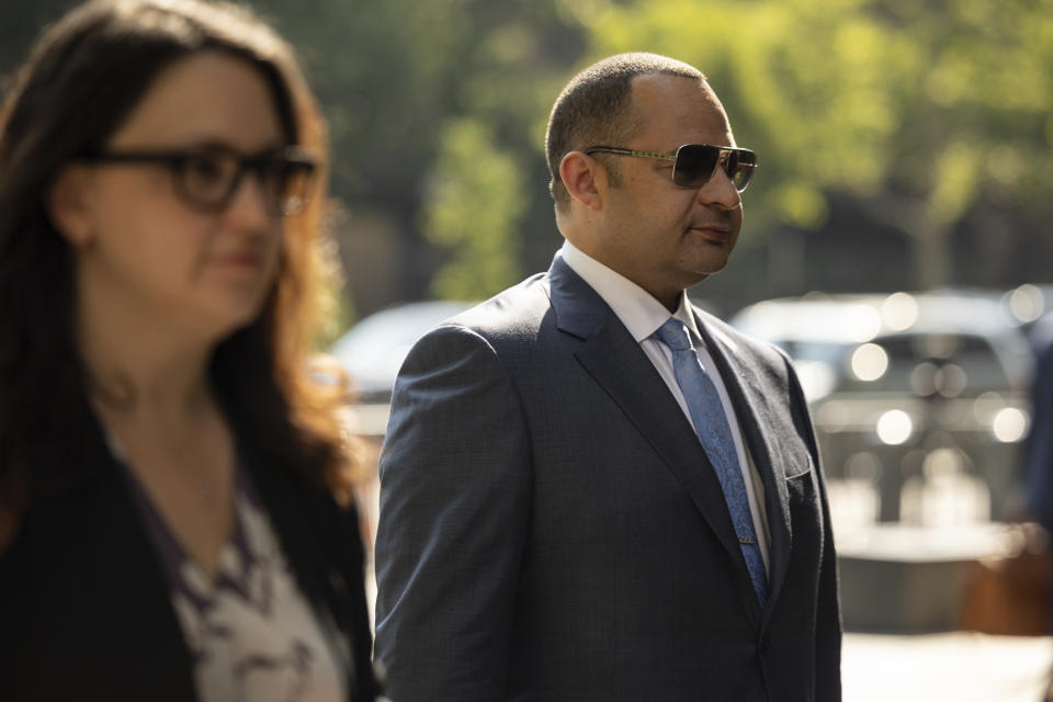 Wael Hana arrives at federal court, Tuesday, July 9, 2024, in New York. (AP Photo/Yuki Iwamura)