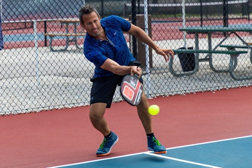 James Krenis is part of the growing pickle ball community in Jackson.