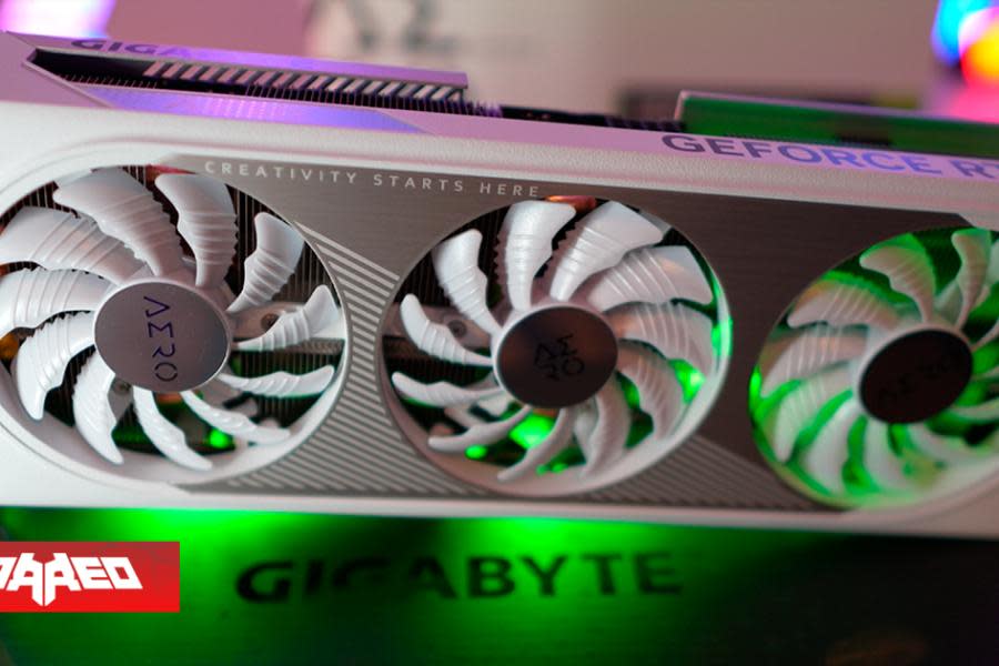 GIGABYTE - RTX4070 AERO - La dama de Blanco