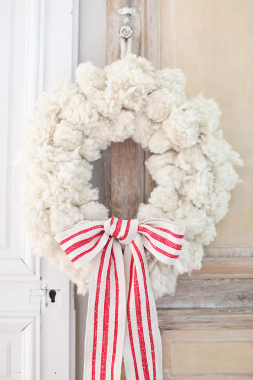 Pompom Wreath