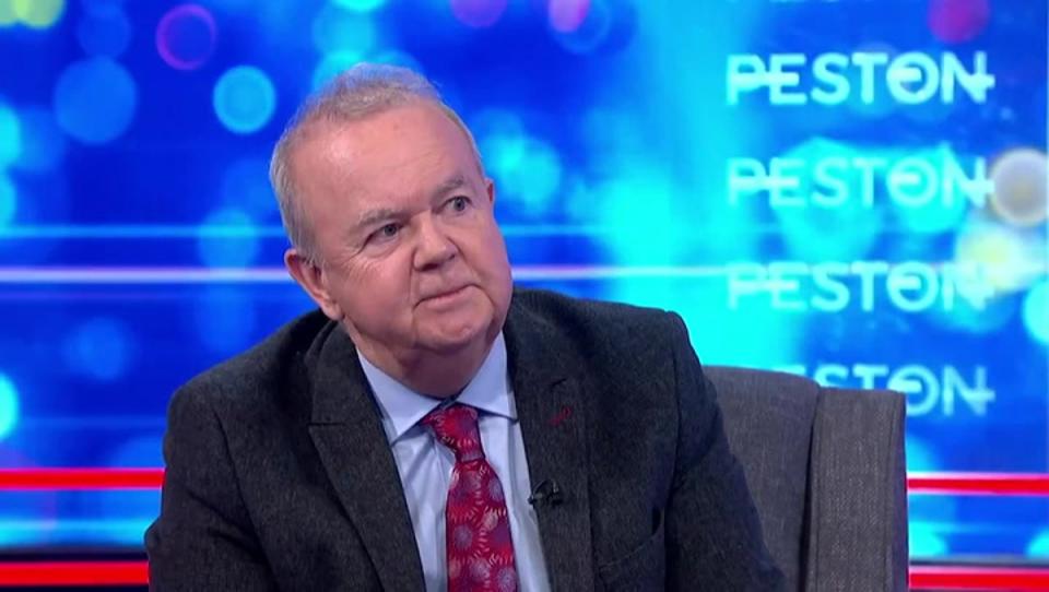 ‘Peston’ ended in chaos when Ian Hislop and Tory chair Jake Berry clashed over the Post Office scandal (Peston/ITV)