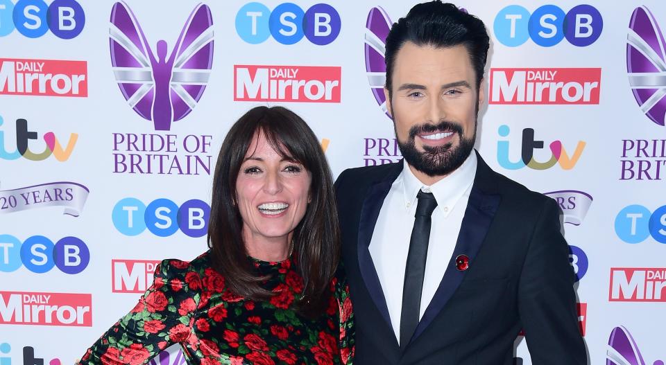 Davina McCall offered Rylan her support. (PA)