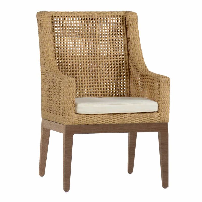 6) Bungalow Patio Dining Chair with Cushion