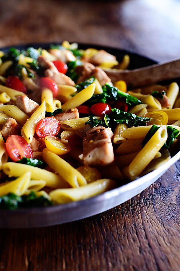 Chickpea Kale Pasta