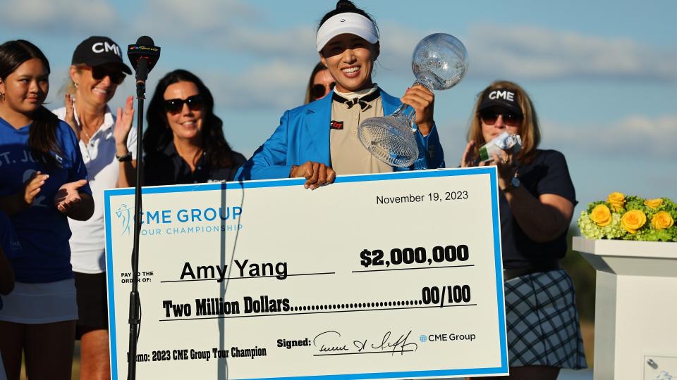 CME Group Tour Championship purse Fullfield payout Yahoo Sports