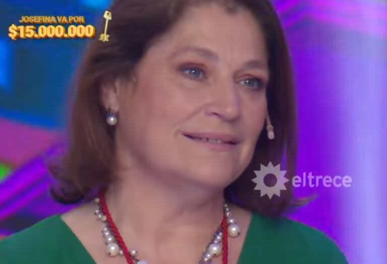 Josefina ganó 15 millones de pesos en Los 8 escalones y alcanzó el récord del programa (Foto: Captura de TV / eltrece)