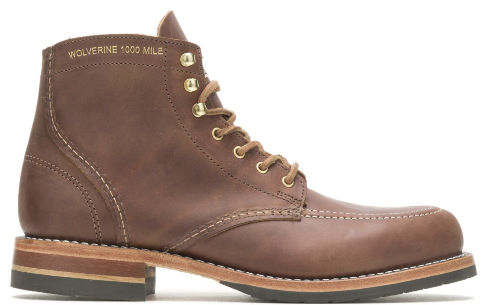 Wolverine x Old Rip Van Winkle’s 1000 Mile boots. - Credit: Courtesy of Wolverine