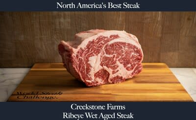 Creekstone Farms was named Best Steak in North America in the 2023 World Steak Challenge