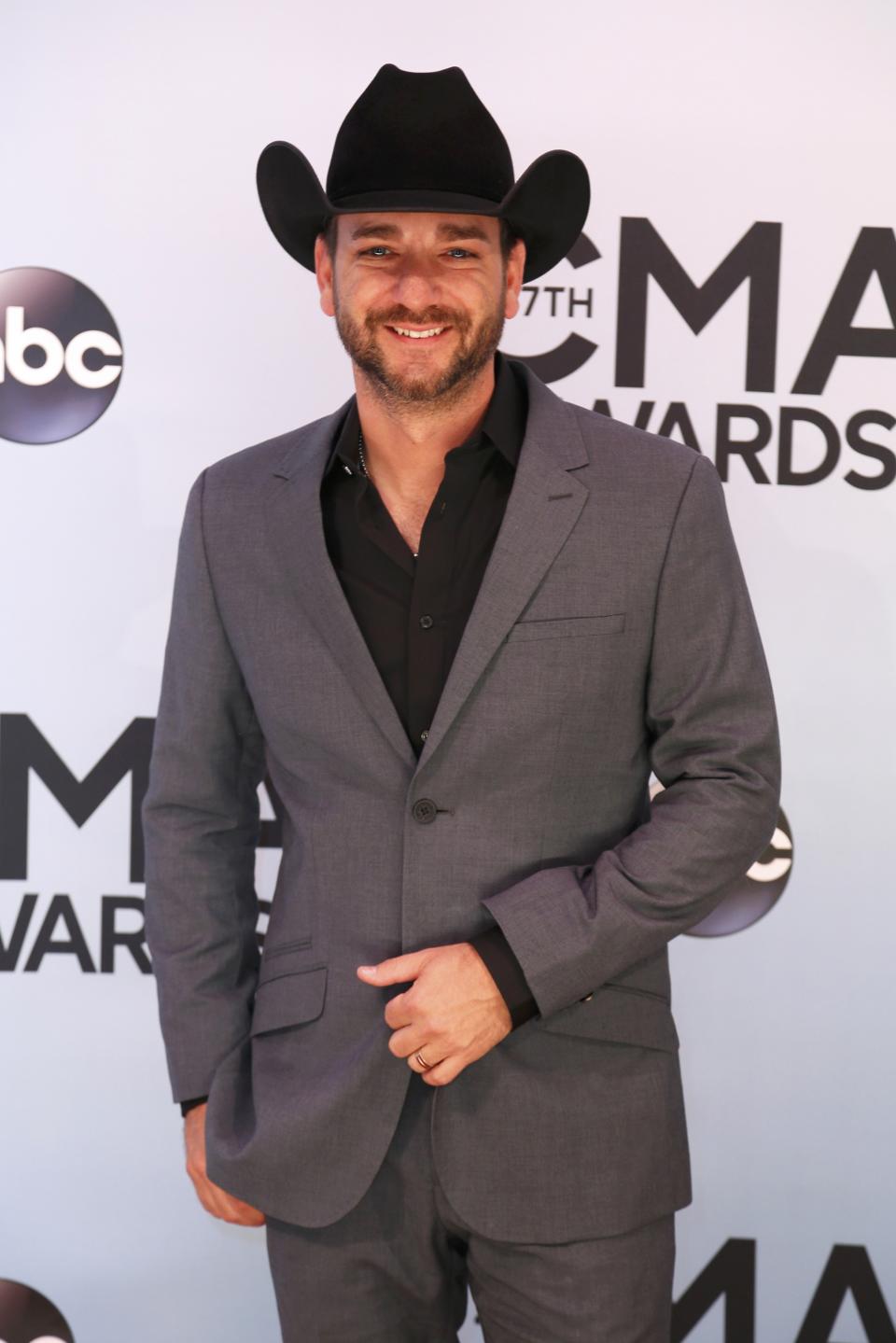 Singer Craig Campbell arrives at the 47th Country Music Association Awards in Nashville, Tennessee