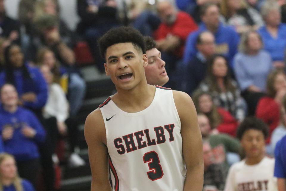 Shelby's Issaiah Ramsey has a chance to help the Whippets clinch at least a share of the MOAC title on Friday night.