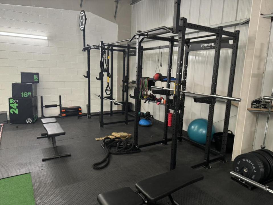 York Press: Inside the gym space upstairs