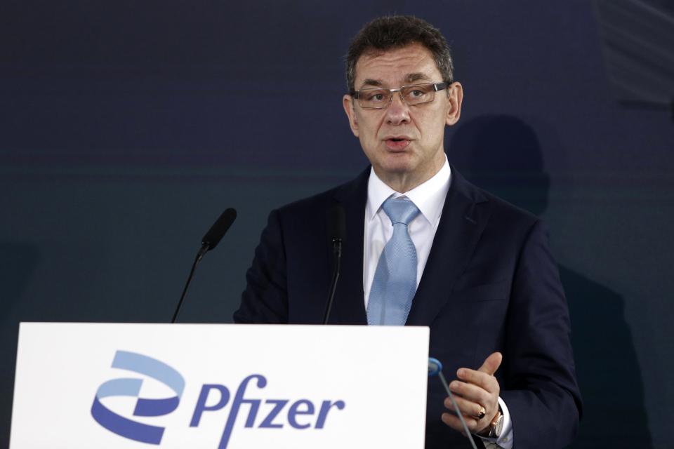 Pfizer-CEO Albert Bourla .