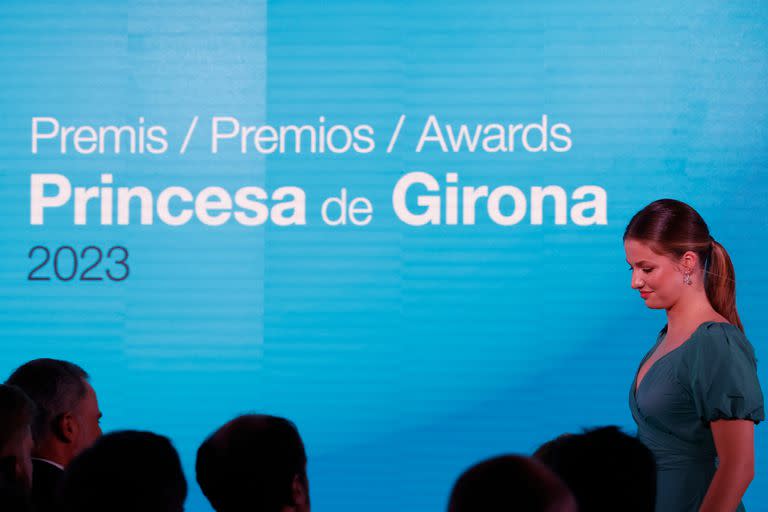 La heredera al trono Leonor de Borbón entregó los premios Princesa de Girona 2023