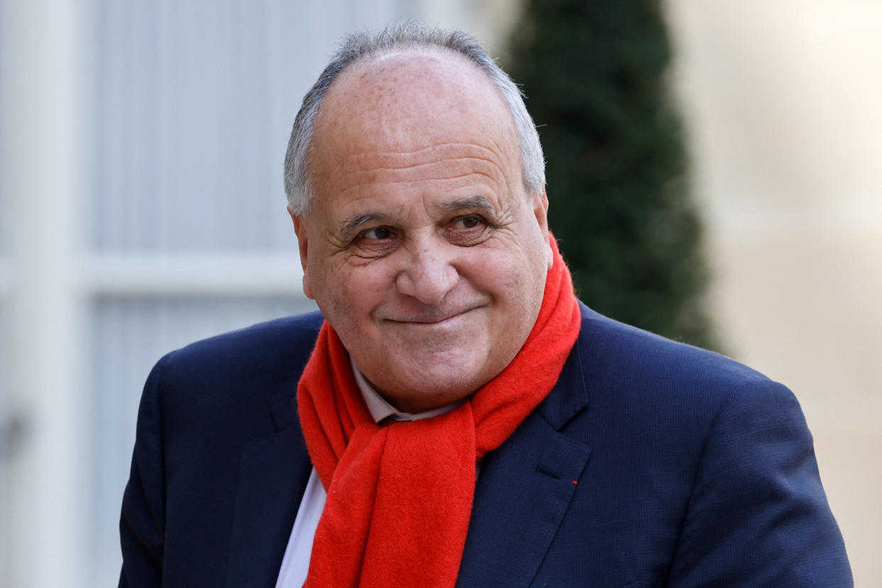 Jean-Paul Mattei photographié à son arrivée à l’Élysée le 27 mars (illustration).