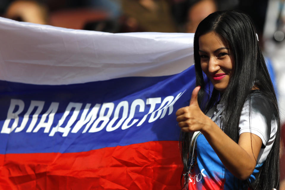 Photogenic fans of the World Cup